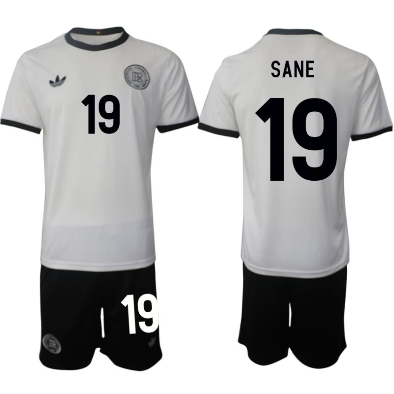 Men 2025-2026 Season Germany home white #19 Soccer Jersey->customized soccer jersey->Custom Jersey